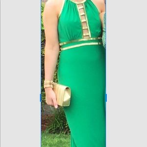 Egyptian style prom dress